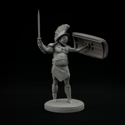 Murmillo Roman gladiator miniature