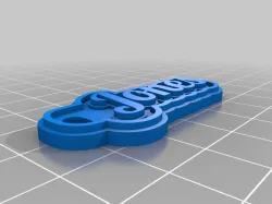 My Customized Multiline Tag or Keychain