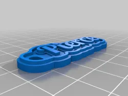 My Customized Multiline Tag or Keychain
