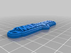 My Customized Multiline Tag or Keychain