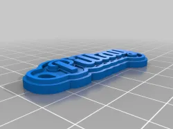My Customized Multiline Tag or Keychain