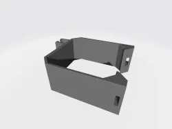 Nema Holder with slot for cabletie