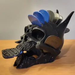 Oni Skull Guitar Pick Holder
