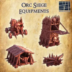 Orc Siege Weapons - Tabletop Terrain - 28 MM
