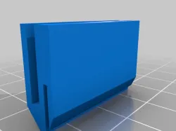 Plexiglass 90° guide clips