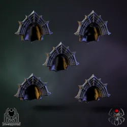Pumpkin-Marine Shoulder Bits Set#1 (x5 units)
