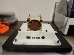 Raspberry Pi 4 Case for Pi 7" Display and Ice-Tower