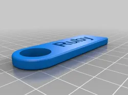 Ruby keychain