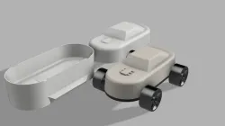 Sand car that moves