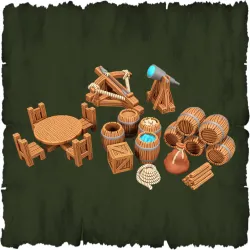 Scatter Terrain Bundle - TABLETOP TERRAIN DND RPG SCATTER