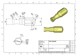 Screwdriver replacment handle