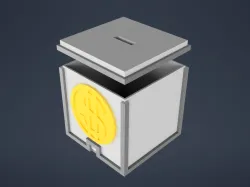 Scrooge McDuck Money Bin Piggybank - multicolor