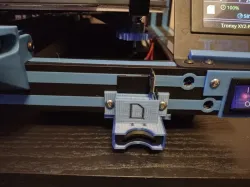 SD/MicroSD card holder for aluminum printer frames.