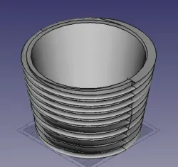 Simple planter - Maceta sencilla.