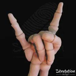 Spooky Skeletal Arm "Metal"