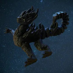 Standing Scorpio Dragon
