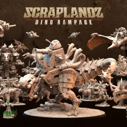 Stegosaur Weapon Platform - Dark Gods Scraplandz