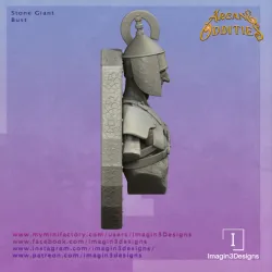 Stone Giant Bust