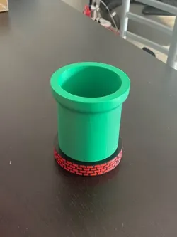 Super Mario - Pot à crayons ou à plante Tuyau(Super Mario - Pencil or plant pot Pipe)
