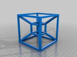 True tesseract / 4D cube