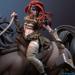 Viking Ygritte, Rider of Sleipnir