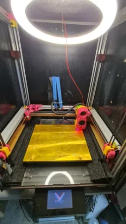 Voron 2.4R2 modified for Linear Rods / Round Rods 9mm belt version