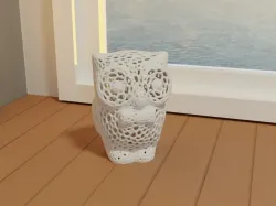 Voronoi Cute Owl
