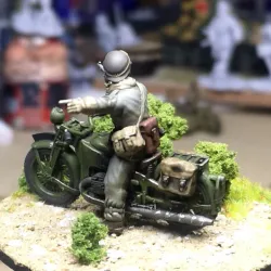28mm 1940 french fusiliers motocyclistes (DLM or GRDI) 3
