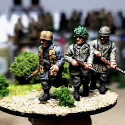 28mm German Fallschirmjager rifle team 1