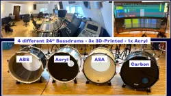 3d Drums: 24" Bassdrum - Sci-Fi-Style: Unique features... unique look... great sound - professionally sound checked...