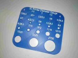 3D Printer Hole Shaft Gauge