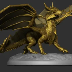 Adult Gold Dragon