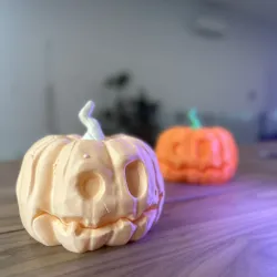 Articulated Pumpkin Bucket - Print-in-Place