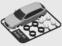 Audi A4 Avant kit card