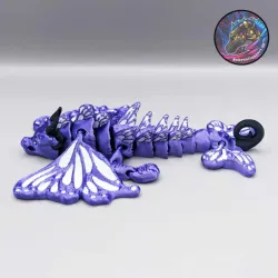 Baby Flexi Butterfly Dragon Keychain