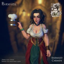 aasimar barmaid 3D Models | Page 1 | STLFinder