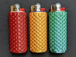 Bic Lighter Case Dragon Scales & Mermaid Skin