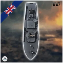 British fast motor torpedo boat (2) - UK United WW2 Kingdom British England Army Western Front Normandy Africa Bulge WWII D-Day