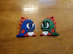 bubble bobble keychain
