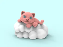 Cat on the cloud