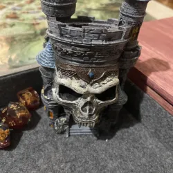 Chonky Skull Citadel Dice Tower - SUPPORT FREE!