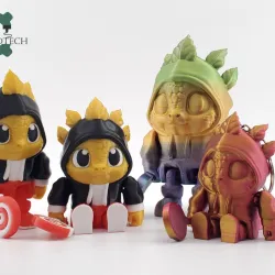 Cobotech Articulated Baby Hoodie Dragon by Cobotech