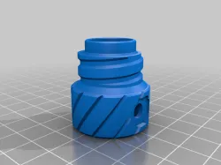     Colonel Wasp-76 Muzzle Nut with Screw for SillyButts Barrel Shroud and New Dart Gate