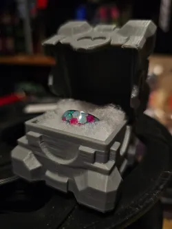 Companion Cube Ring Box - Better Hinge 