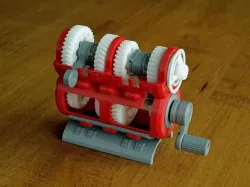 Constant Mesh 3 Speed Gearbox with Reverse Gear