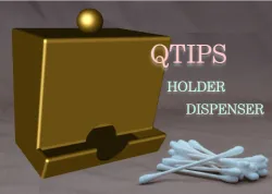 Cotton Swabs Holder Dispenser // Distributeur de Coton tige