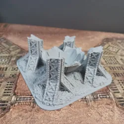 Destroyed Tech Cult Storage Tank
