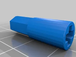 Diy mecanum wheel lego connector
