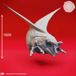 Flying Abyssal Chicken - Tabletop Miniature (Pre-Supported)