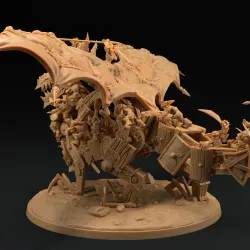Goblefax, The Scrap Dragon | PRESUPPORTED | Scrap Slap Goblin Tribes